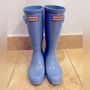 Hunter Rainboots - Glitter Blue